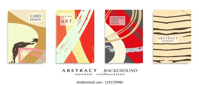 Abstract universal grunge art texture, web header template. Collage page, design for card, invitation, brochure brush strokes style, banner idea, book cover, booklet print, flyer sheet a4