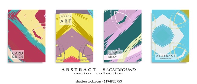 Abstract universal grunge art texture, web header template. Collage page, design for card, invitation, brochure brush strokes style, banner idea, book cover, booklet print, flyer sheet a4