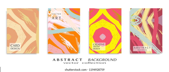 Abstract universal grunge art texture, web header template. Collage page, design for card, invitation, brochure brush strokes style, banner idea, book cover, booklet print, flyer sheet a4