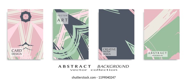 Abstract universal grunge art texture, web header template. Collage page, design for card, invitation, brochure brush strokes style, banner idea, book cover, booklet print, flyer sheet a4