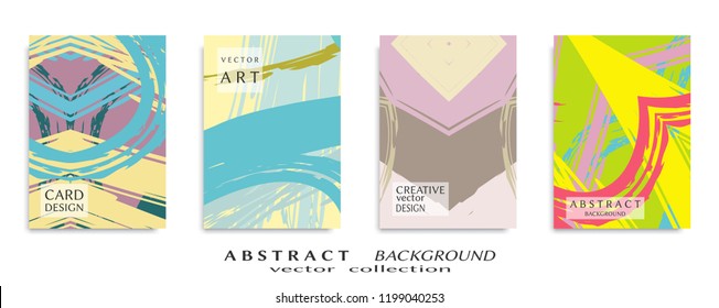 Abstract universal grunge art texture, web header template. Collage page, design for card, invitation, brochure brush strokes style, banner idea, book cover, booklet print, flyer sheet a4