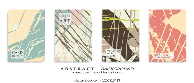 Abstract universal grunge art texture, web header template. Collage page, design for card, invitation, brochure brush strokes style, banner idea, book cover, booklet print, flyer sheet a4