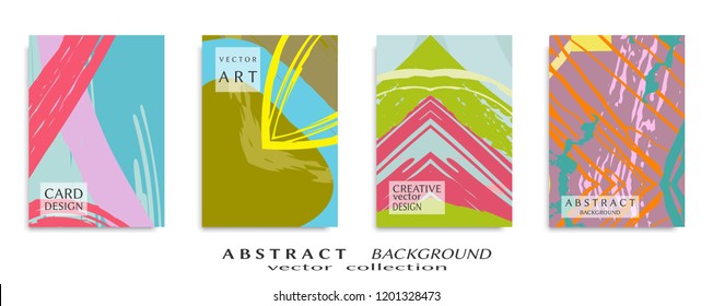 Abstract universal grunge art texture, web header template. Collage page, design for card, invitation, brochure brush strokes style, banner idea, book cover, booklet print, flyer sheet a4