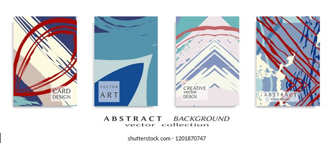 Abstract universal grunge art texture, web header template. Collage page, design for card, invitation, brochure brush strokes style, banner idea, book cover, booklet print, flyer sheet a4