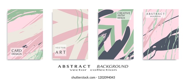 Abstract universal grunge art texture, web header template. Collage page, design for card, invitation, brochure brush strokes style, banner idea, book cover, booklet print, flyer sheet a4