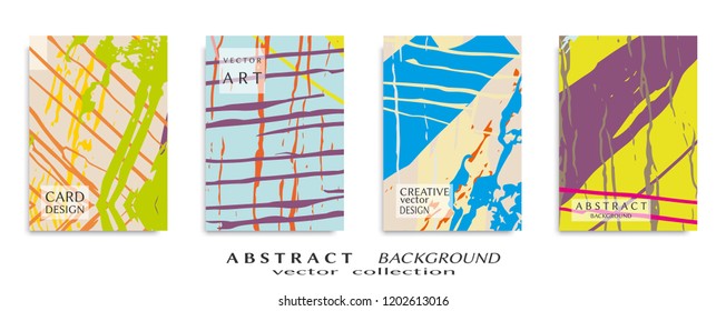 Abstract universal grunge art texture, web header template. Collage page, design for card, invitation, brochure brush strokes style, banner idea, book cover, booklet print, flyer sheet a4