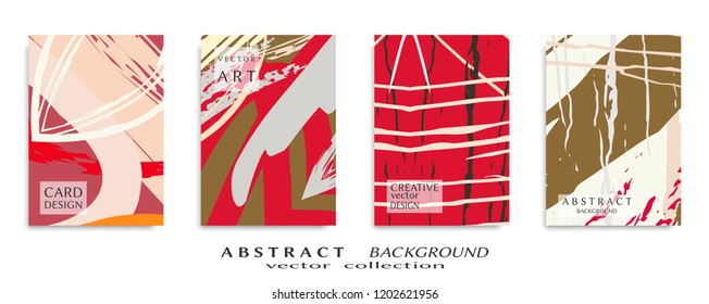 Abstract universal grunge art texture, web header template. Collage page, design for card, invitation, brochure brush strokes style, banner idea, book cover, booklet print, flyer sheet a4