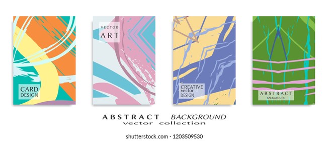 Abstract universal grunge art texture, web header template. Collage page, design for card, invitation, brochure brush strokes style, banner idea, book cover, booklet print, flyer sheet a4