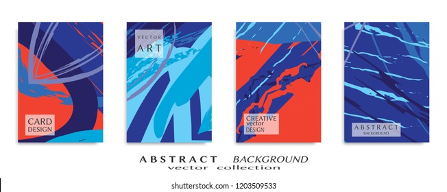 Abstract universal grunge art texture, web header template. Collage page, design for card, invitation, brochure brush strokes style, banner idea, book cover, booklet print, flyer sheet a4