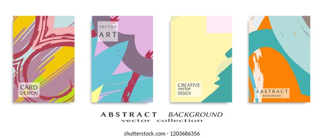 Abstract universal grunge art texture, web header template. Collage page, design for card, invitation, brochure brush strokes style, banner idea, book cover, booklet print, flyer sheet a4