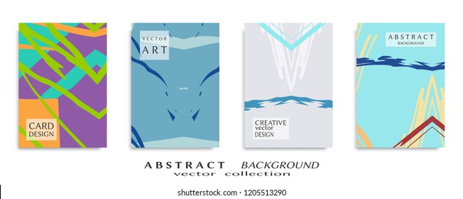 Abstract universal grunge art texture, web header template. Collage page, design for card, invitation, brochure brush strokes style, banner idea, book cover, booklet print, flyer sheet a4