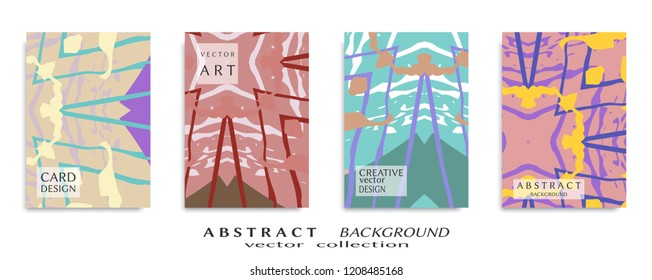 Abstract universal grunge art texture, web header template. Collage page, design for card, invitation, brochure brush strokes style, banner idea, book cover, booklet print, flyer sheet a4