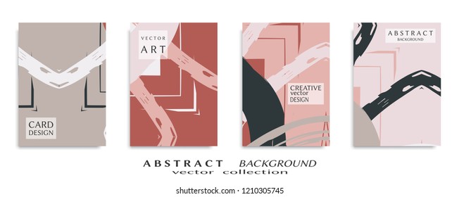 Abstract universal grunge art texture, web header template. Collage page, design for card, invitation, brochure brush strokes style, banner idea, book cover, booklet print, flyer sheet a4