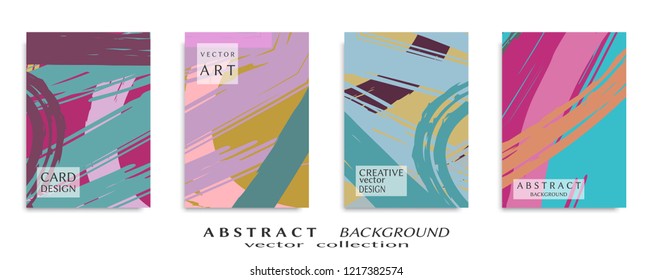 Abstract universal grunge art texture, web header template. Collage page, design for card, invitation, brochure brush strokes style, banner idea, book cover, booklet print, flyer sheet a4