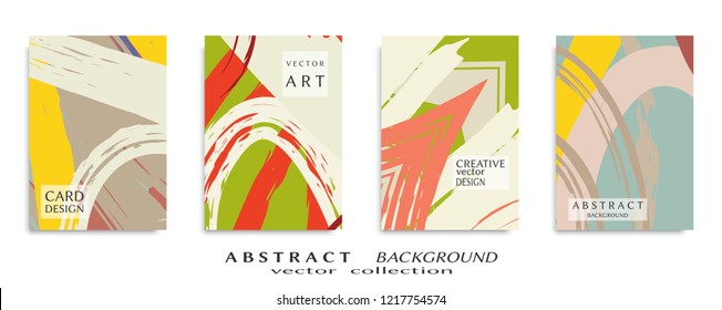 Abstract universal grunge art texture, web header template. Collage page, design for card, invitation, brochure brush strokes style, banner idea, book cover, booklet print, flyer sheet a4