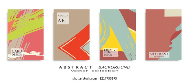 Abstract universal grunge art texture, web header template. Collage page, design for card, invitation, brochure brush strokes style, banner idea, book cover, booklet print, flyer sheet a4