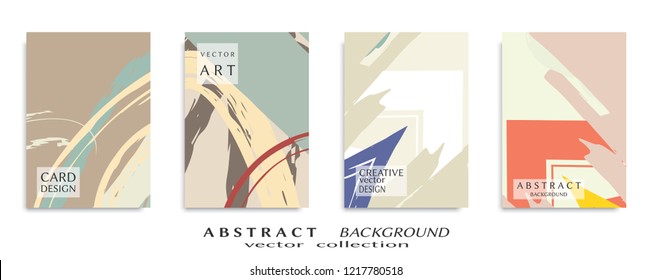 Abstract universal grunge art texture, web header template. Collage page, design for card, invitation, brochure brush strokes style, banner idea, book cover, booklet print, flyer sheet a4