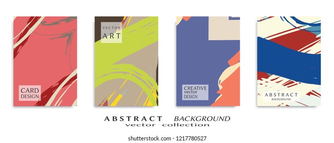 Abstract universal grunge art texture, web header template. Collage page, design for card, invitation, brochure brush strokes style, banner idea, book cover, booklet print, flyer sheet a4