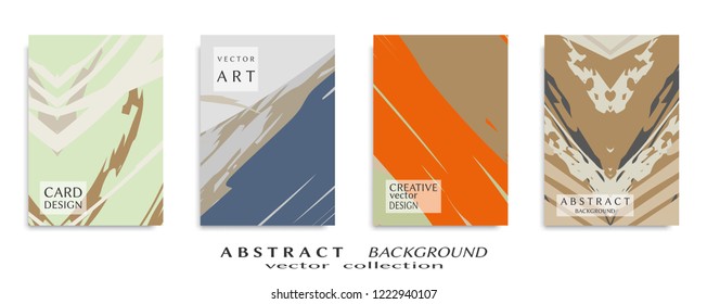 Abstract universal grunge art texture, web header template. Collage page, design for card, invitation, brochure brush strokes style, banner idea, book cover, booklet print, flyer sheet a4