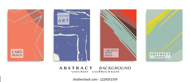 Abstract universal grunge art texture, web header template. Collage page, design for card, invitation, brochure brush strokes style, banner idea, book cover, booklet print, flyer sheet a4