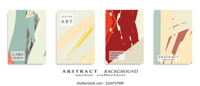 Abstract universal grunge art texture, web header template. Collage page, design for card, invitation, brochure brush strokes style, banner idea, book cover, booklet print, flyer sheet a4