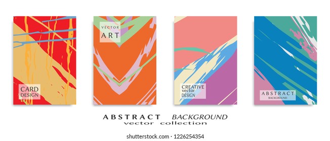 Abstract universal grunge art texture, web header template. Collage page, design for card, invitation, brochure brush strokes style, banner idea, book cover, booklet print, flyer sheet a4