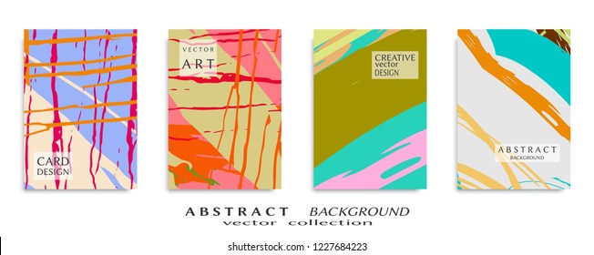 Abstract universal grunge art texture, web header template. Collage page, design for card, invitation, brochure brush strokes style, banner idea, book cover, booklet print, flyer sheet a4