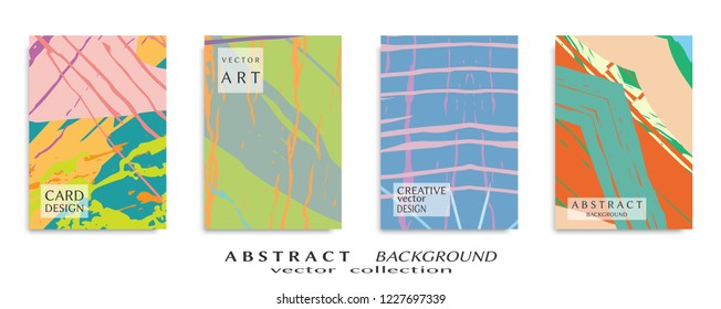 Abstract universal grunge art texture, web header template. Collage page, design for card, invitation, brochure brush strokes style, banner idea, book cover, booklet print, flyer sheet a4