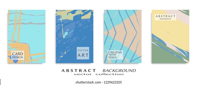 Abstract universal grunge art texture, web header template. Collage page, design for card, invitation, brochure brush strokes style, banner idea, book cover, booklet print, flyer sheet a4