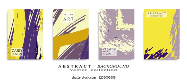 Abstract universal grunge art texture, web header template. Collage page, design for card, invitation, brochure brush strokes style, banner idea, book cover, booklet print, flyer sheet a4