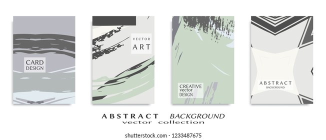 Abstract universal grunge art texture, web header template. Collage page, design for card, invitation, brochure brush strokes style, banner idea, book cover, booklet print, flyer sheet a4