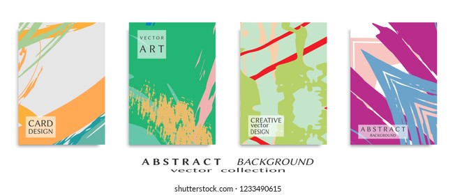 Abstract universal grunge art texture, web header template. Collage page, design for card, invitation, brochure brush strokes style, banner idea, book cover, booklet print, flyer sheet a4