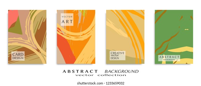 Abstract universal grunge art texture, web header template. Collage page, design for card, invitation, brochure brush strokes style, banner idea, book cover, booklet print, flyer sheet a4