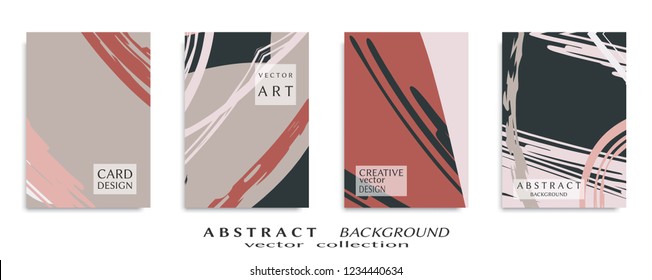 Abstract universal grunge art texture, web header template. Collage page, design for card, invitation, brochure brush strokes style, banner idea, book cover, booklet print, flyer sheet a4