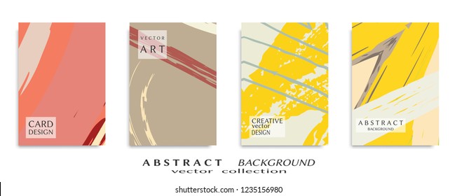 Abstract universal grunge art texture, web header template. Collage page, design for card, invitation, brochure brush strokes style, banner idea, book cover, booklet print, flyer sheet a4