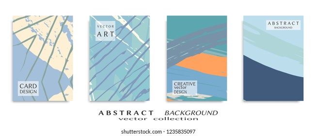 Abstract universal grunge art texture, web header template. Collage page, design for card, invitation, brochure brush strokes style, banner idea, book cover, booklet print, flyer sheet a4