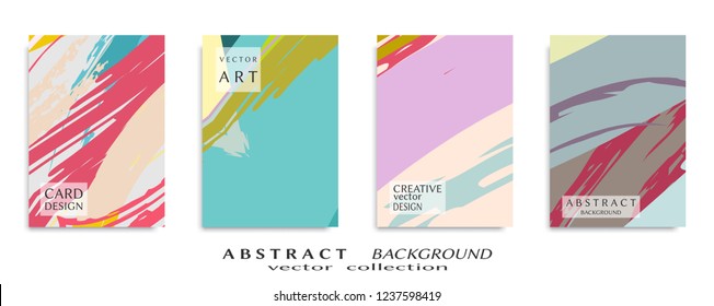 Abstract universal grunge art texture, web header template. Collage page, design for card, invitation, brochure brush strokes style, banner idea, book cover, booklet print, flyer sheet a4