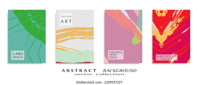 Abstract universal grunge art texture, web header template. Collage page, design for card, invitation, brochure brush strokes style, banner idea, book cover, booklet print, flyer sheet a4