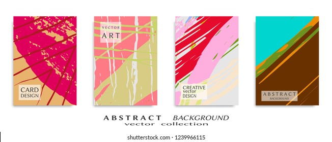 Abstract universal grunge art texture, web header template. Collage page, design for card, invitation, brochure brush strokes style, banner idea, book cover, booklet print, flyer sheet a4