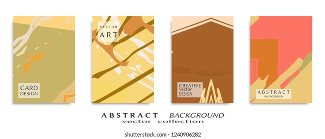 Abstract universal grunge art texture, web header template. Collage page, design for card, invitation, brochure brush strokes style, banner idea, book cover, booklet print, flyer sheet a4