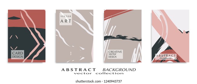Abstract universal grunge art texture, web header template. Collage page, design for card, invitation, brochure brush strokes style, banner idea, book cover, booklet print, flyer sheet a4