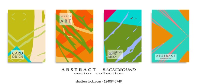 Abstract universal grunge art texture, web header template. Collage page, design for card, invitation, brochure brush strokes style, banner idea, book cover, booklet print, flyer sheet a4