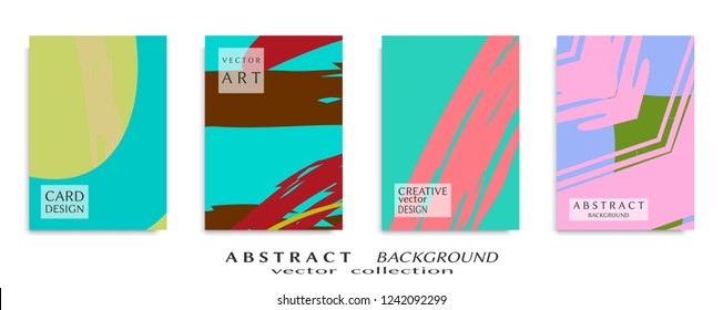 Abstract universal grunge art texture, web header template. Collage page, design for card, invitation, brochure brush strokes style, banner idea, book cover, booklet print, flyer sheet a4