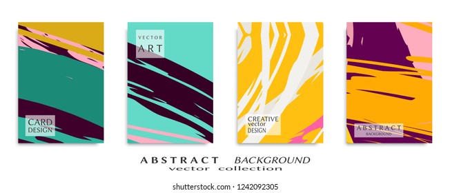 Abstract universal grunge art texture, web header template. Collage page, design for card, invitation, brochure brush strokes style, banner idea, book cover, booklet print, flyer sheet a4