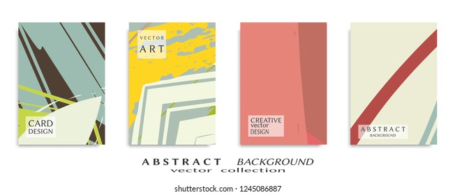 Abstract universal grunge art texture, web header template. Collage page, design for card, invitation, brochure brush strokes style, banner idea, book cover, booklet print, flyer sheet a4