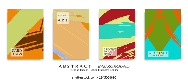 Abstract universal grunge art texture, web header template. Collage page, design for card, invitation, brochure brush strokes style, banner idea, book cover, booklet print, flyer sheet a4