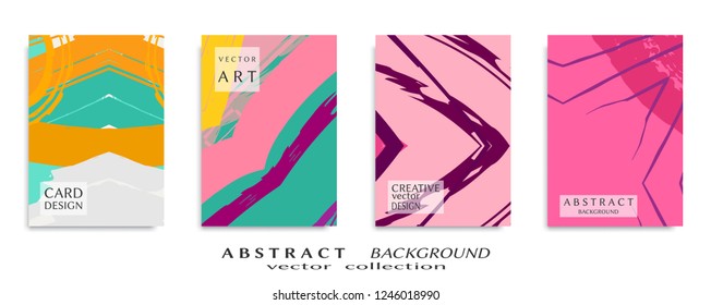 Abstract universal grunge art texture, web header template. Collage page, design for card, invitation, brochure brush strokes style, banner idea, book cover, booklet print, flyer sheet a4