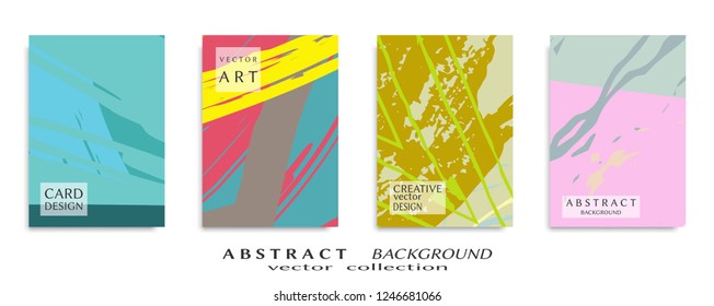 Abstract universal grunge art texture, web header template. Collage page, design for card, invitation, brochure brush strokes style, banner idea, book cover, booklet print, flyer sheet a4