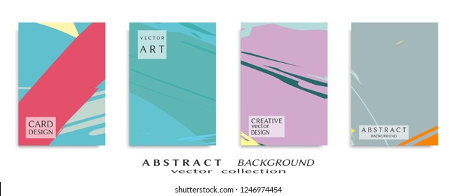 Abstract universal grunge art texture, web header template. Collage page, design for card, invitation, brochure brush strokes style, banner idea, book cover, booklet print, flyer sheet a4