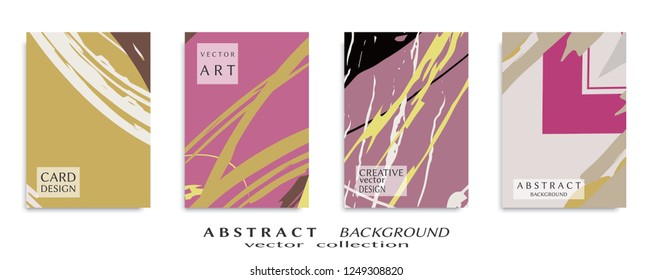 Abstract universal grunge art texture, web header template. Collage page, design for card, invitation, brochure brush strokes style, banner idea, book cover, booklet print, flyer sheet a4